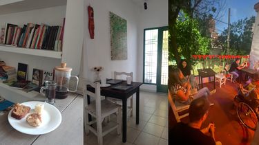 La Terra Cita tiene libros, comida y bebida en un ambiente de tranquilidad.