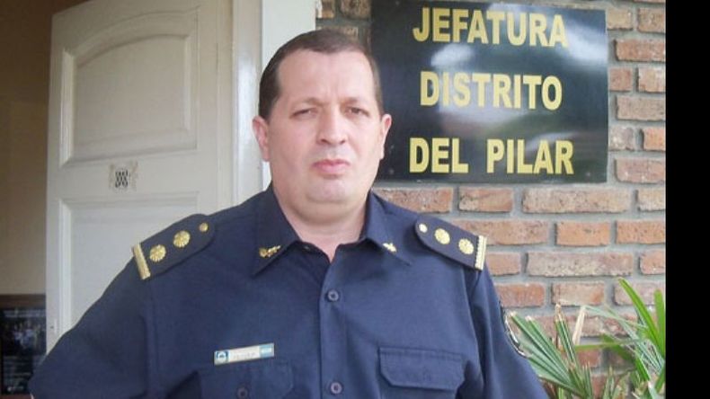 El comisario inspector, Jorge Aguilar..