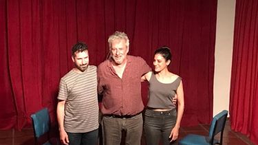 Diego Demarchi, Horacio Dann y Lucrecia Rossetto, en Torrente.