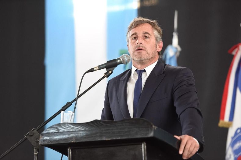 DISCURSO. Federico Achával repasó las obras de su gestión y habló de los dos años que le quedan por delante al frente del Munuicipio.