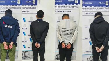 CUATRO DETENIDOS. Tienen 17, 18, 20 y 25 años de edad.&nbsp;