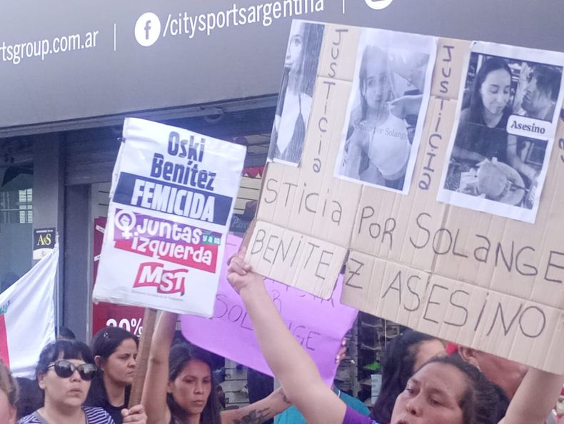 Pedido de justicia por Solange Sanabria en Pilar.