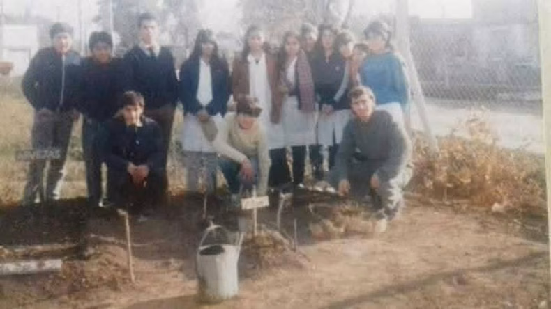 El trabajo al aire libre, una constancia en la carrera docente de Fernando D´Auría.