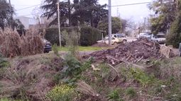 Puente peatonal de cemento, hormigón solicitado, en Lobería y Navarro. Transita gente hacia el Parque Industrial, colegios, transporte público. Reclamamos puente peatonal. Vecinos de Villa Alpina II.