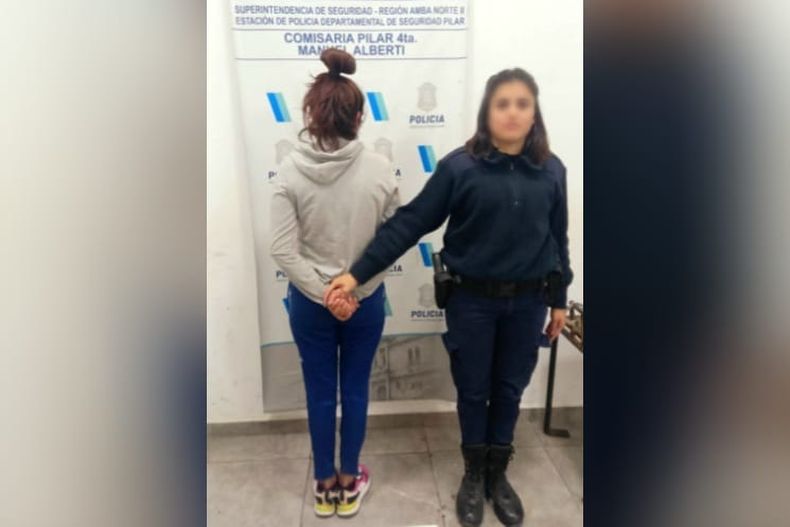 La mujer detenida tiene 25 años y es oriunda de José C. Paz.&nbsp;