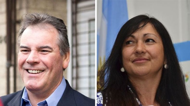 Trindade junto a Inés Ricci manifestaron su repudio al proyecto de legalización del aborto. .