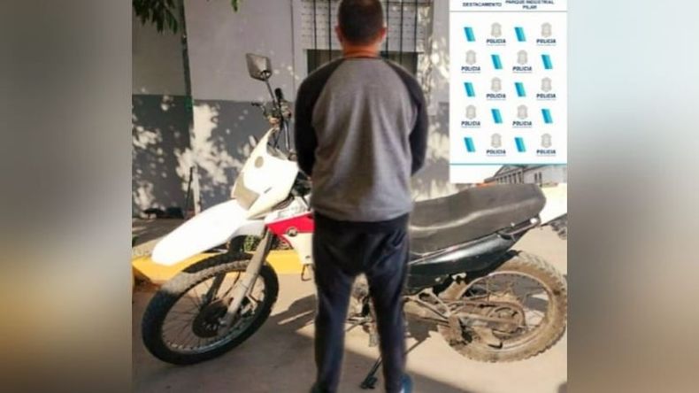 El detenido intentó evadir un control policial montado a metros del ingreso al Parque Industrial. .