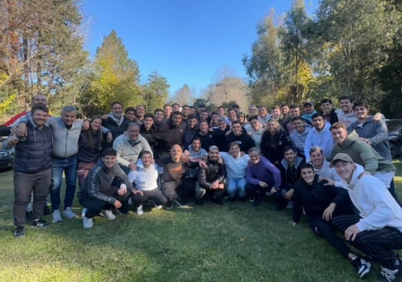La imagen que eligió Favio Orsi para su despedida de Platense.
