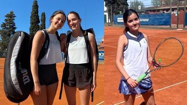 TENIS. Las hermanas Asturiano Clúa (dobles) y Maia Contrera (single) clasificación a la Feliz.