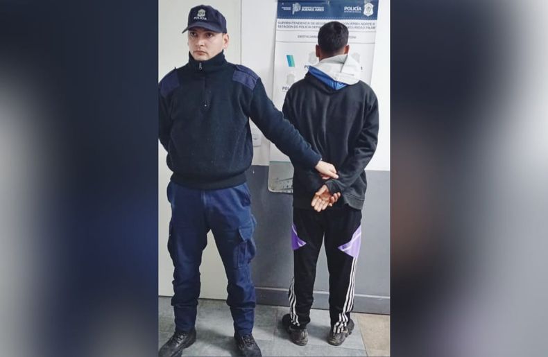 El acusado fue detenido en su vivienda de Villa Astolfi, donde se halló el teléfono celular.&nbsp;