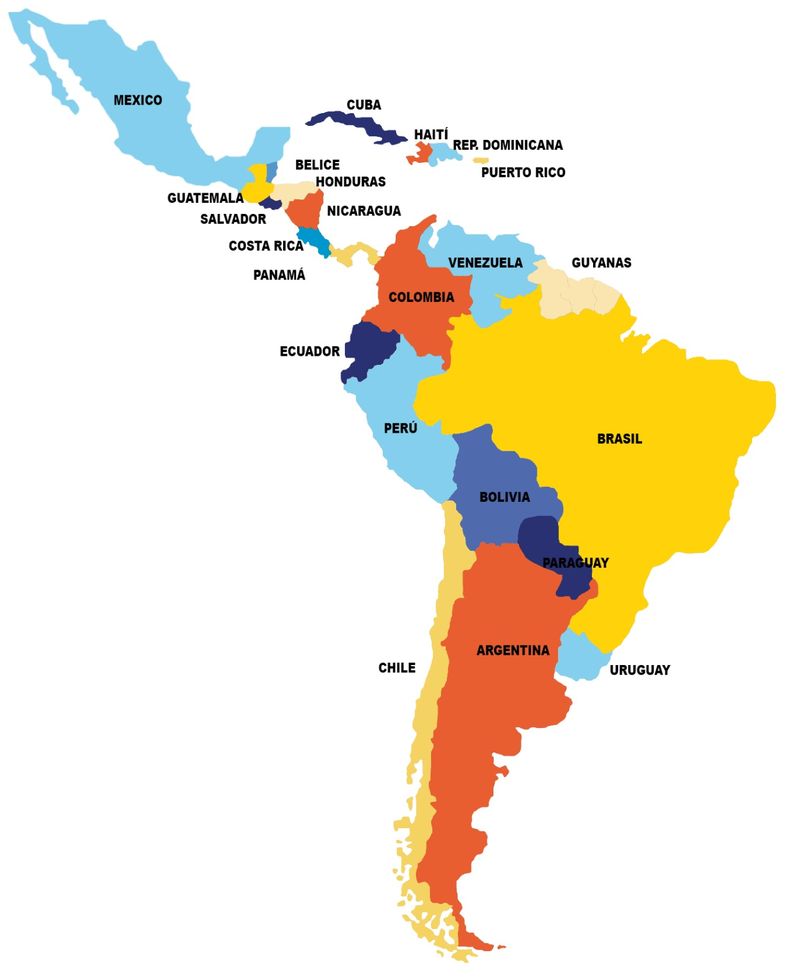 En América Latina, cada país tiene un nombre que lo refleja. (Pinterest).