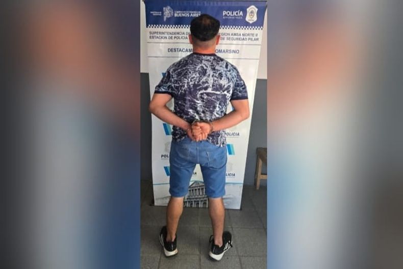 El agresor fue detenido por desobediencia y violencia de género.&nbsp;