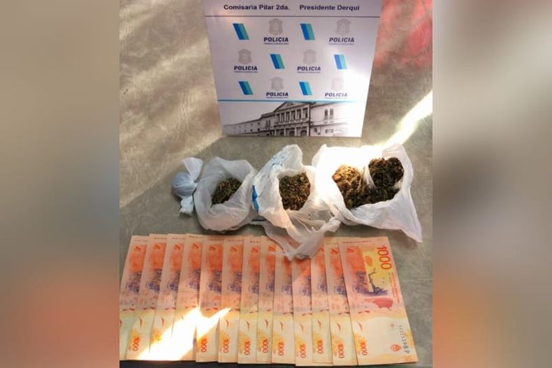 Los vendedores de droga detenidos tienen 18 y 22 años y son oriundos de Derqui.&nbsp;