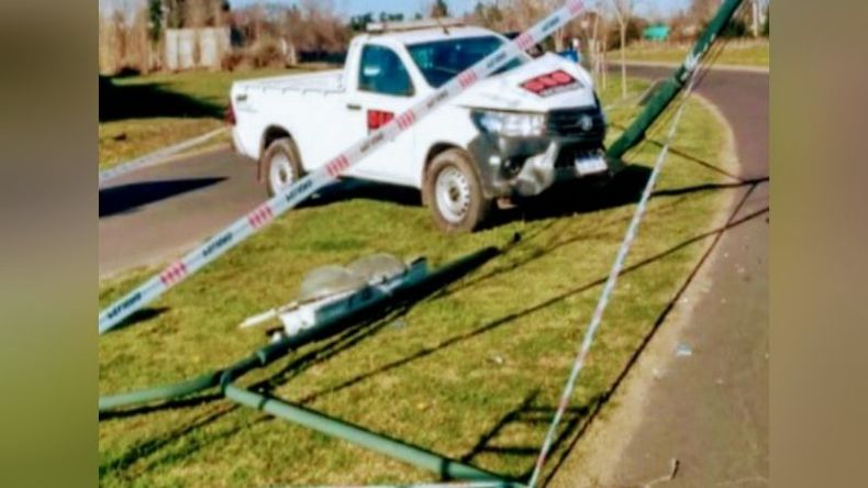 El accidente se produjo ayer al mediodía en Pilar del Este. .