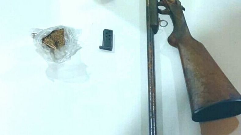 Armas y droga secuestradas..