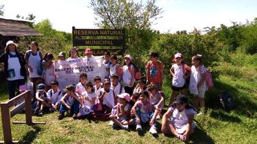 Los alumnos de la EP 12 de Zelaya fueron algunos de los chicos que visitaron la Reserva Natural de Pilar durante el año pasado.&nbsp;
