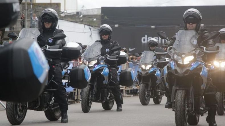 MOTOS. Son 10 y patrullarán los centros comerciales. .