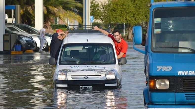 INUNDADOS. El 6 de agosto de 2015 fue el día más lluvioso..