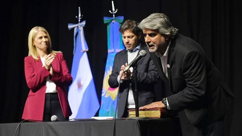JURA. “Por Eva y Perón, Néstor y Cristina, los 30.000 y los mártires del movimiento obrero”..