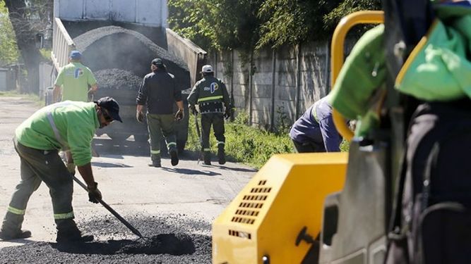 Las obras comenzaron ayer..
