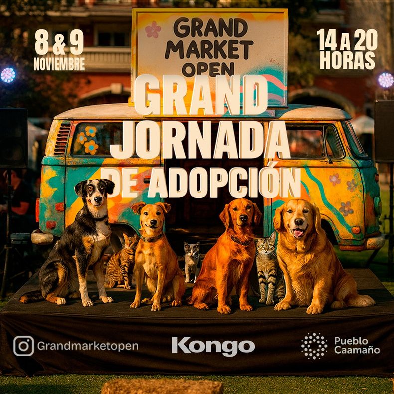 Grand Market Open estará abierto entre las 14 y las 20 durante todo el fin de semana.&nbsp;