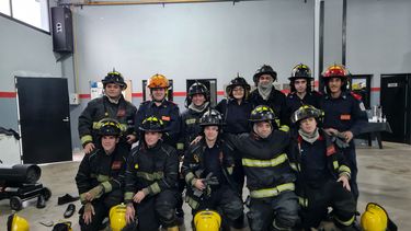 las celebraciones por el dia del bombero voluntario, en fotos