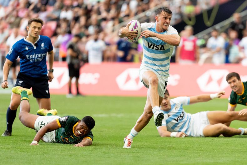 Tobías Wade inicia la carrera hacia el try del número 1 en el ranking mundial de Los Pumas 7s.