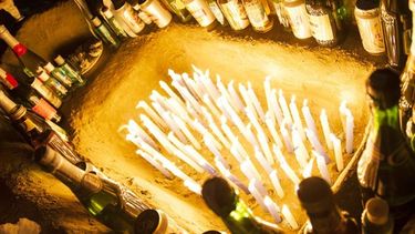 RITO. El crimen fue cometido en medio de una ceremonia umbanda..