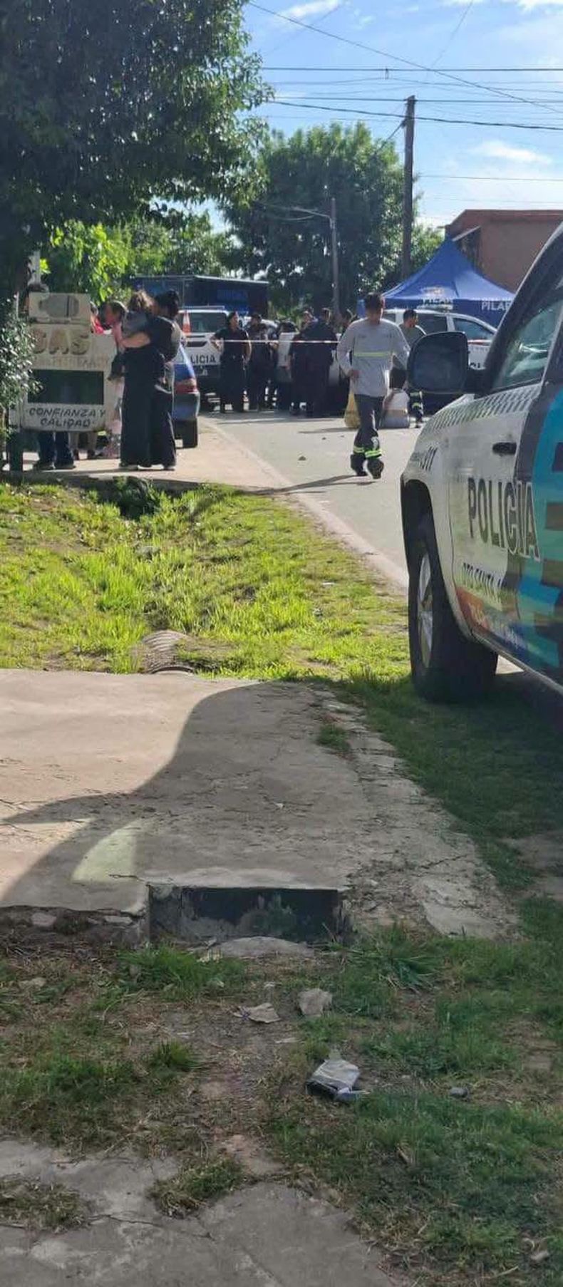El accidente ocurrió en Corrientes y Uruguay del barrio Monterrey.&nbsp;