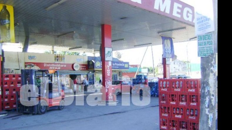 La distribuidora de gaseosas, en Lagomarsino..