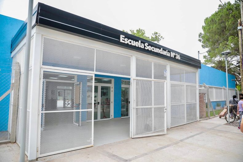 NUEVA La secundaria N 36 de Del Viso es una de las que se inaugur recientemente