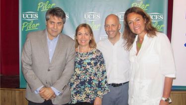 LANZAMIENTO. O´ Donnell (de UCES), Batalla, Ducoté y Campagnoli..