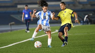 Belén Ludueña jugó su primer partido del torneo.