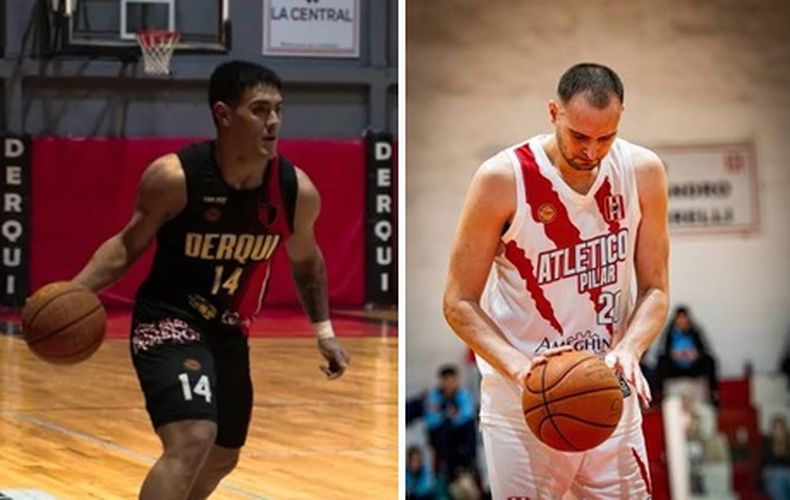 Lautaro Cabrera (Derqui) y Tomás Pereyra (Atlético), los&nbsp; representantes de Pilar&nbsp;