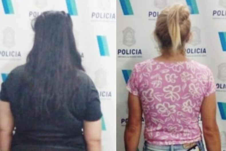 Las mujeres aprehendidas por pelear en Manzone.