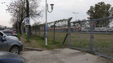ALIVIADOR. El predio de la estación que desde mañana tendrá la cámara de comercio. .