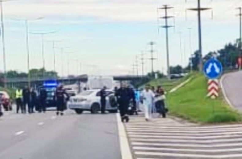 El accidente se produjo en Panamericana y Champagnat, Pilar.