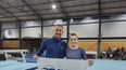 EQUIPO. Guillermo Echeveste y Julieta Lucas competirán el mes próximo en los Odesur con la Selección Argentina.