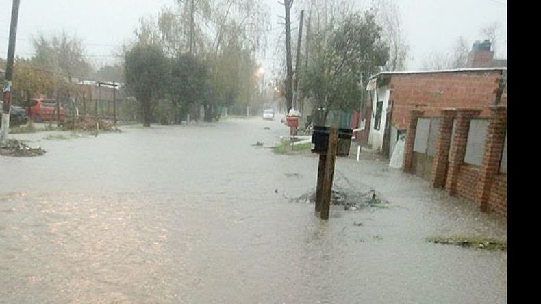 SAN ALEJO. Así lucían las calles del barrio el domingo..