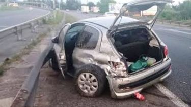 El accidente se produjo a la altura del Km. 45,200 de la Panamericana. Foto @juancaimpacto.