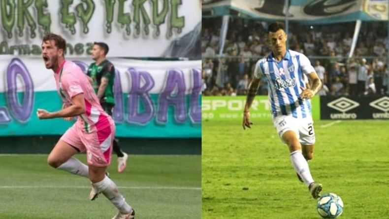 DELENTEROS. Molina fue goleador de Ferro. Lotti juega en Atlético Tucumán..