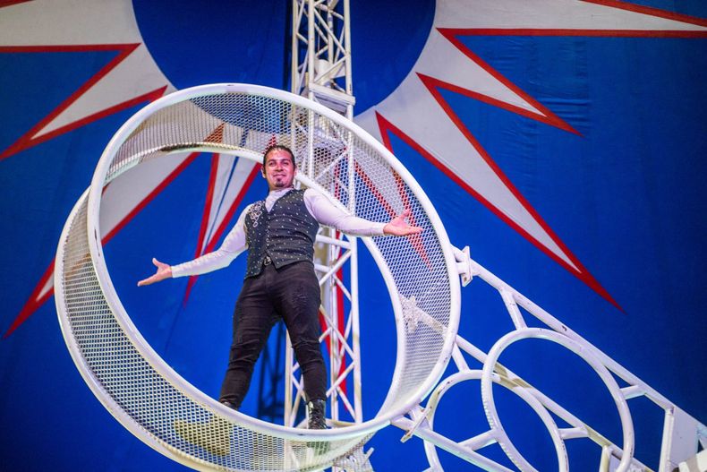 El Circo Sathany se quedará en Pilar hasta principios de junio.&nbsp;
