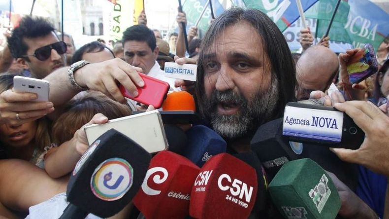 Roberto Baradel, Secretario General de Suteba. .