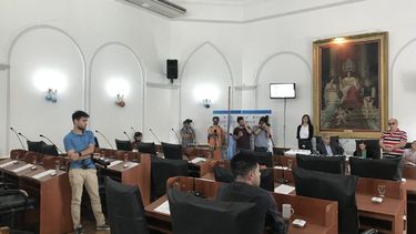 El oficialismo no estuvo en el HCD (foto, Rosario Beláustegui)..