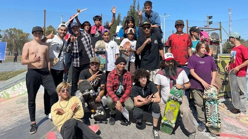 Los competidores en Derqui..