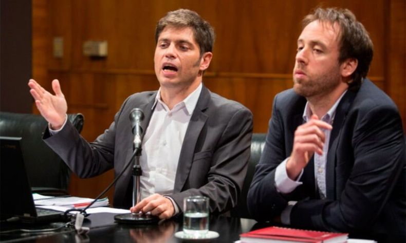 RECLAMO. Kicillof insistió en la necesidad de restituir fondos a la provincia,