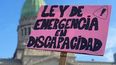 EMERGENCIA. Organizaciones que asisten a personas con discapacidad piden que se aplique la ley.