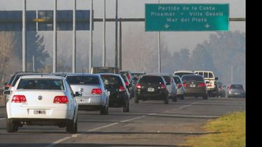 El éxodo turístico se notó muy fuerte en las rutas..