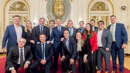 Sebastián Neuspiller fue el único pilarense en la asunción de Diego Santilli. Sebastián Neuspiller fue el único pilarense en la asunción de Diego Santilli.