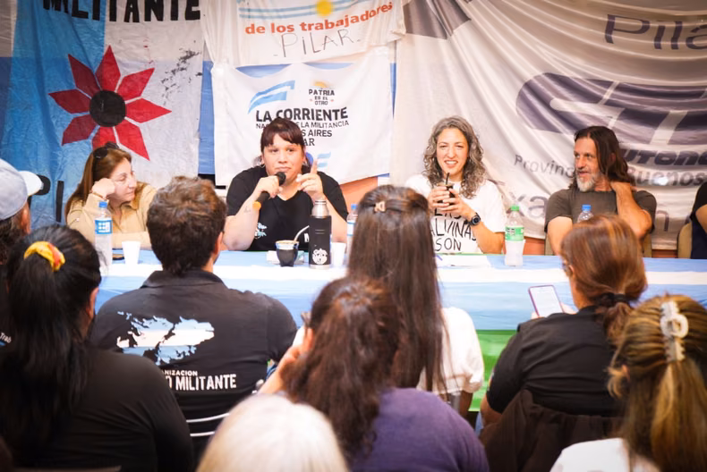 EN DEBATE. Las organizaciones le pusieron rostro humano al endeudamiento.